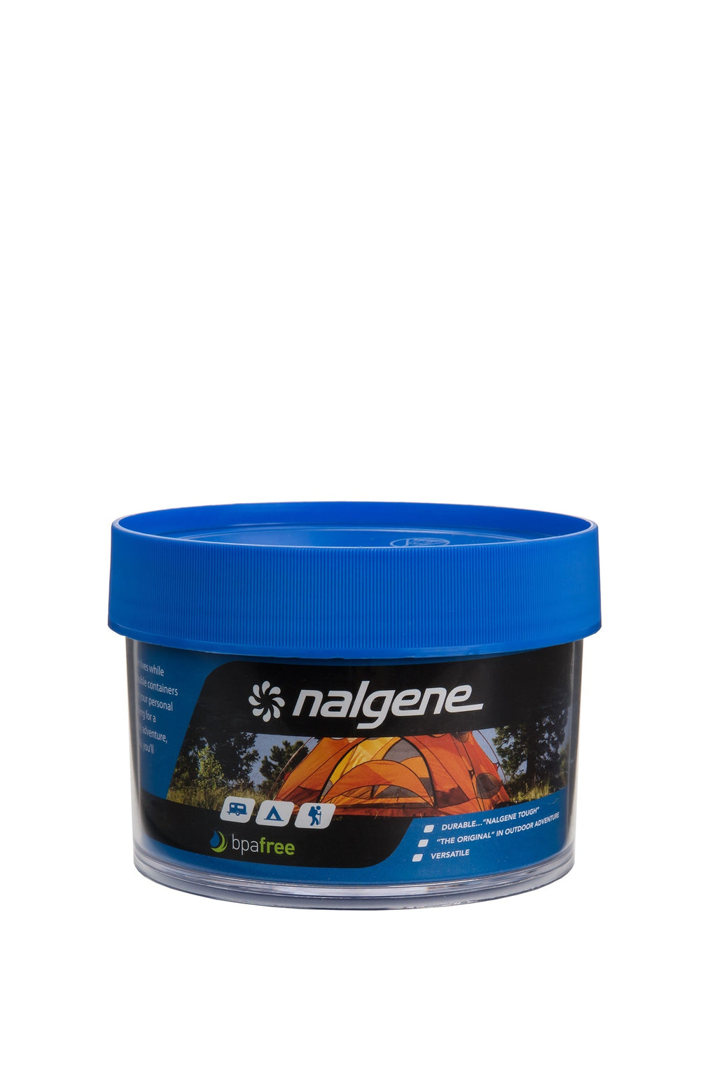 Nalgene product view: 16oz Storage Jar – Blue Lid Q5 — 16oz Storage Jar – Blue Lid