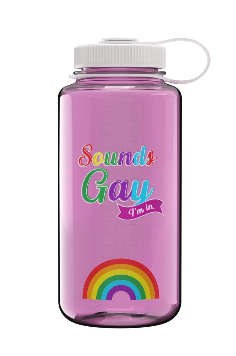 Nalgene product view: 32oz Wide Mouth Pride Bottle K7 — 32oz Wide Mouth Pride Bottle