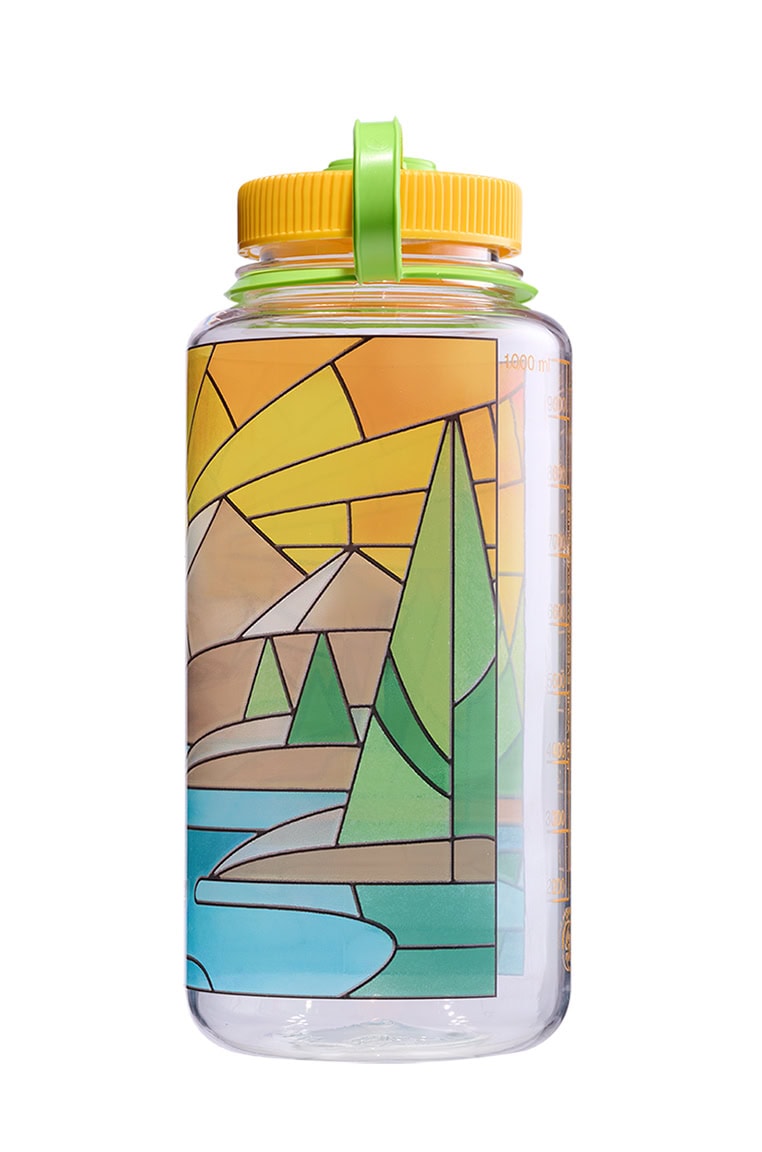 Nalgene product detail: 32oz Wide Mouth Stained Glass Print Bottles O7 — 32oz Wide Mouth Stained Glass Print Bottles