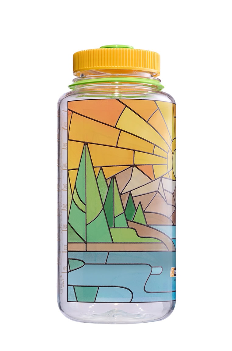 Nalgene product detail: 32oz Wide Mouth Stained Glass Print Bottles O7 — 32oz Wide Mouth Stained Glass Print Bottles