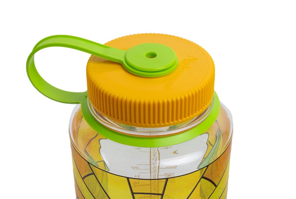 Nalgene product view: 32oz Wide Mouth Stained Glass Print Bottles O7 — 32oz Wide Mouth Stained Glass Print Bottles