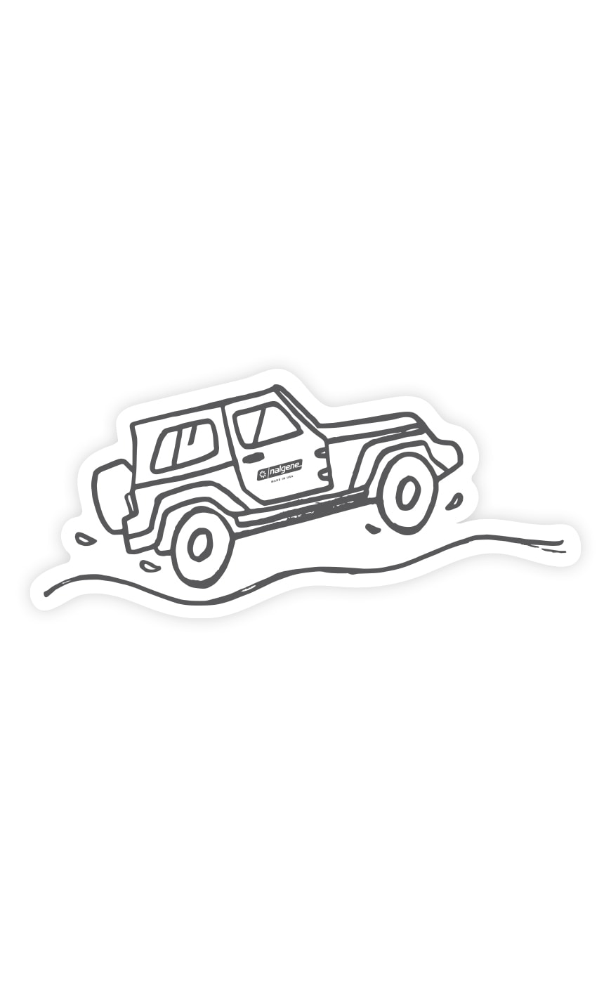 Nalgene product image: SUV Sticker P4 — SUV Sticker