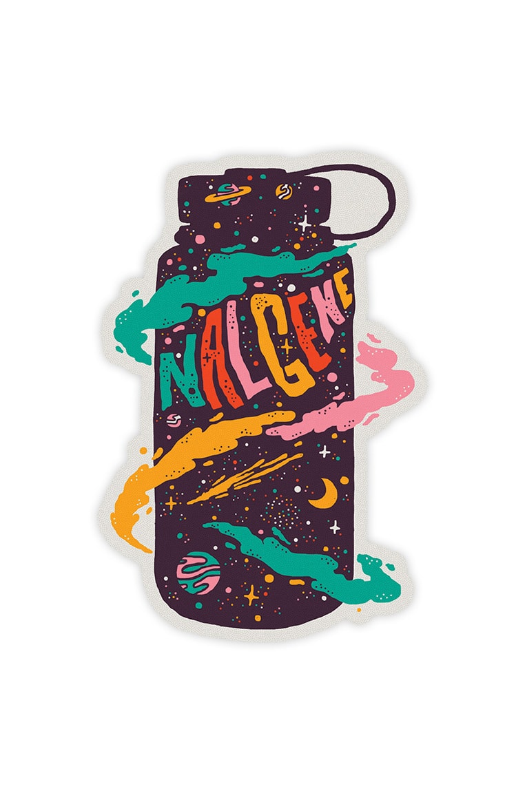 Galactic Nalgene Sticker — Galactic Nalgene Sticker S3