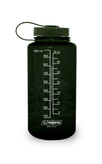 Nalgene product detail: 32oz Wide Mouth “Public Lands: Forests Are for Us” Bottle Q9 — 32oz Wide Mouth “Public Lands: Forests Are for Us” Bottle