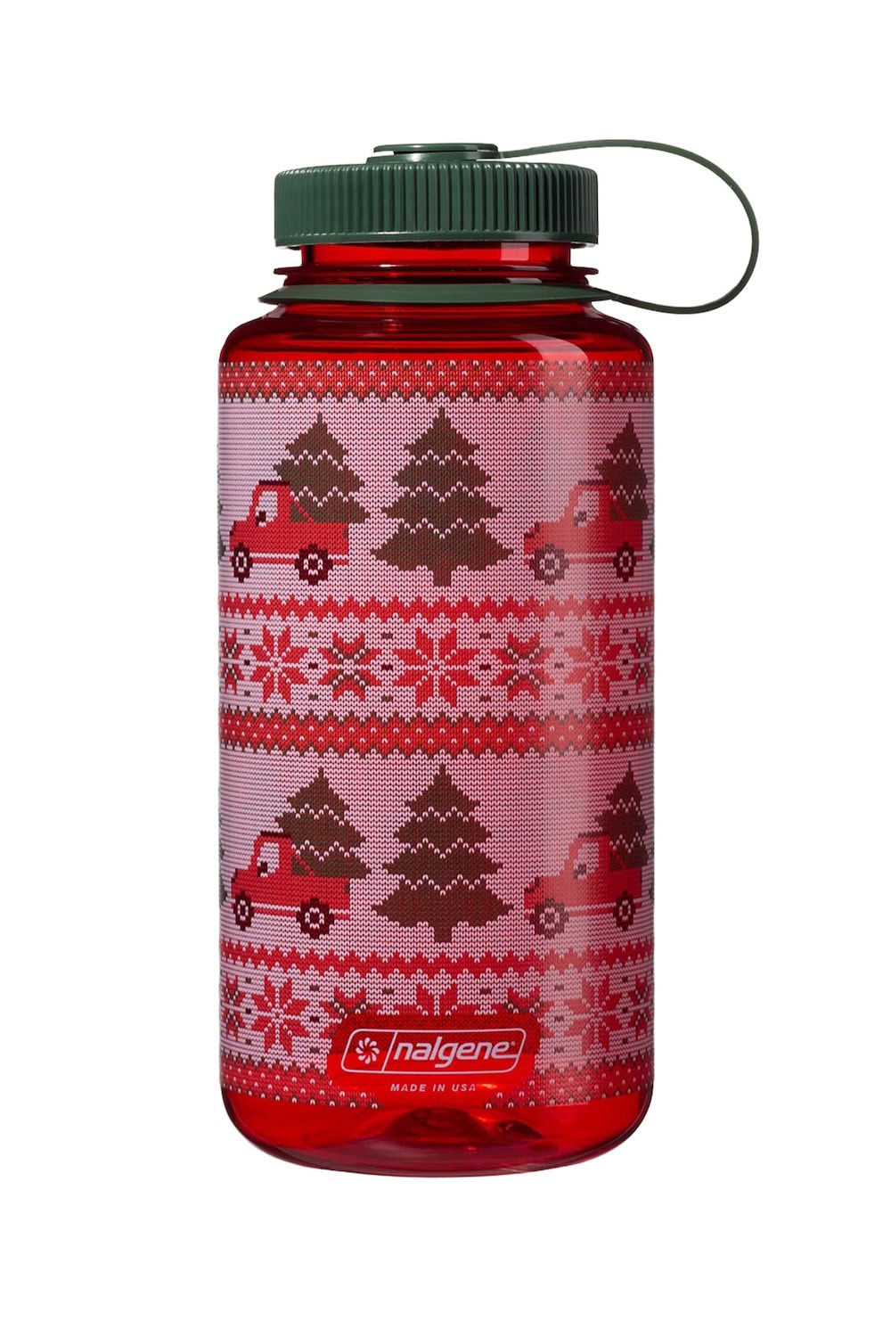 Nalgene product detail: 32oz Wide Mouth Ugly Sweater Bottle E5 — 32oz Wide Mouth Ugly Sweater Bottle